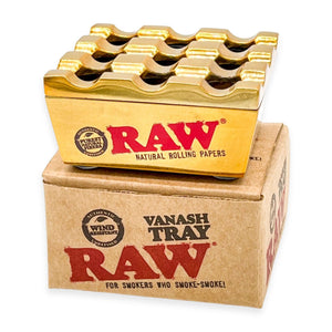 New Product - RAW Rolling Papers gold/bronze “Vanash” ash tray