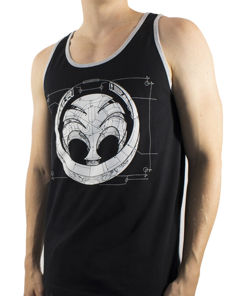 The Blueprint — Black Unisex Tank